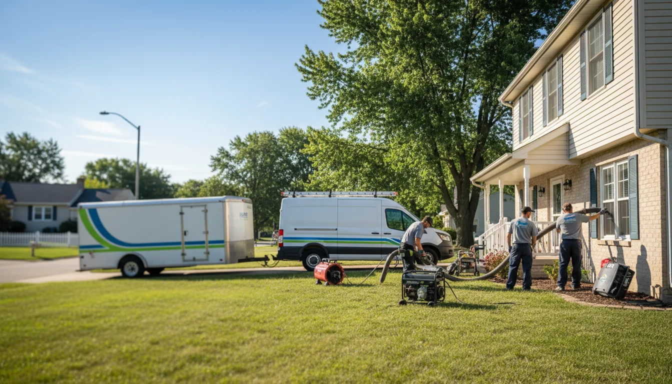 Flooded Basement Restoration And Cleanup With Repair in Walbridge, OH near me